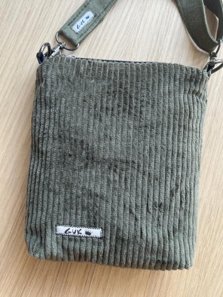 "Flickenwerk I/6" - KHAKI - DUNKELBLAU